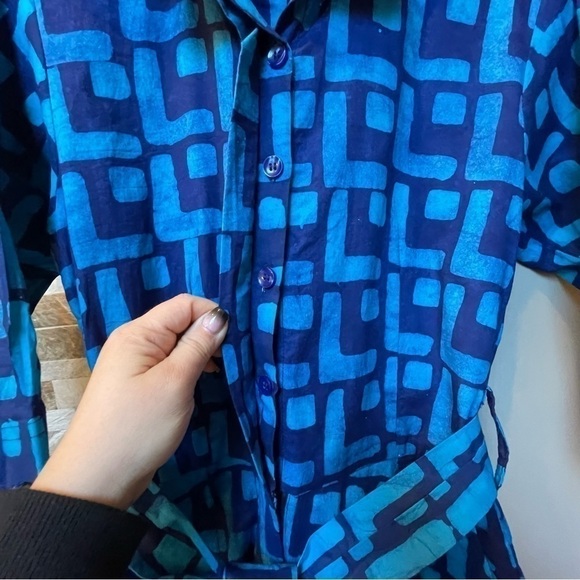 SIKA ANTHROPOLOGIE x Geometric Cotton Romper One Piece Size 8 - Picture 9 of 16